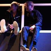 LASSEN SIE MEINE WÖRTER IN RUHE! von Franz Hohler im Theater Matte Bern (2018-2019). Markus Maria Enggist als Halbstein.
